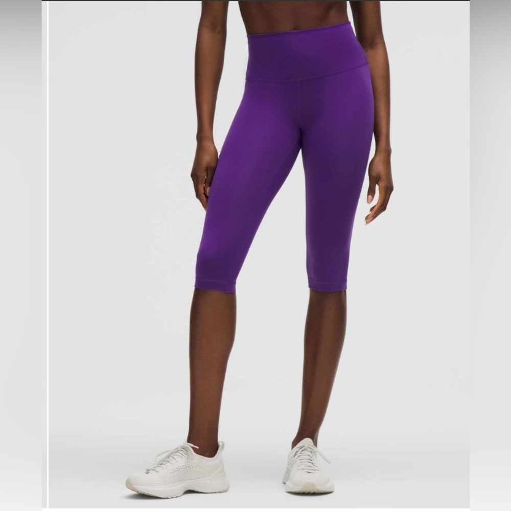 Lululemon Wunder Train High-Rise Crop 15" College Purple Size 12